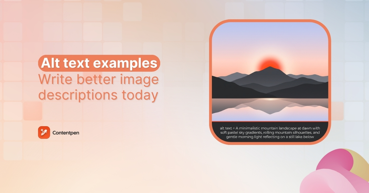 Alt text examples for better SEO and accessibility