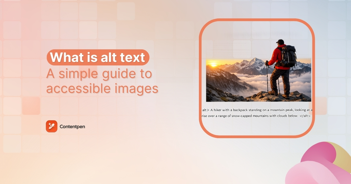 What is alt text? A simple guide to accessible images