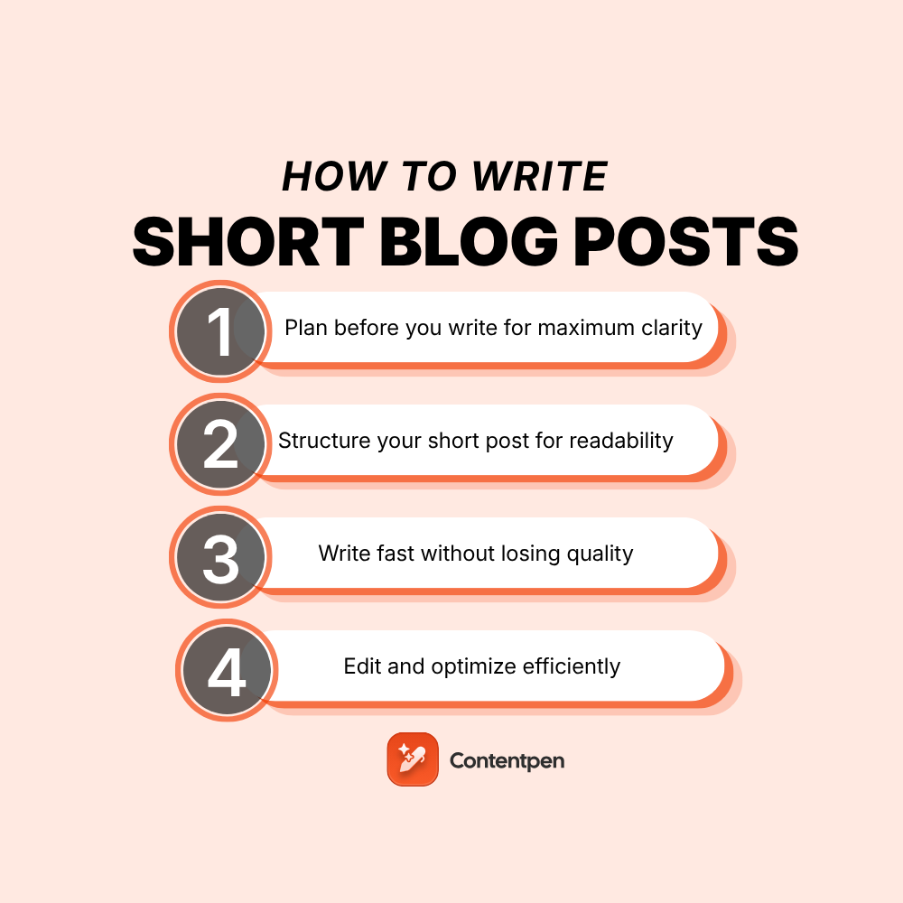 How to write short blog posts that still deliver value?